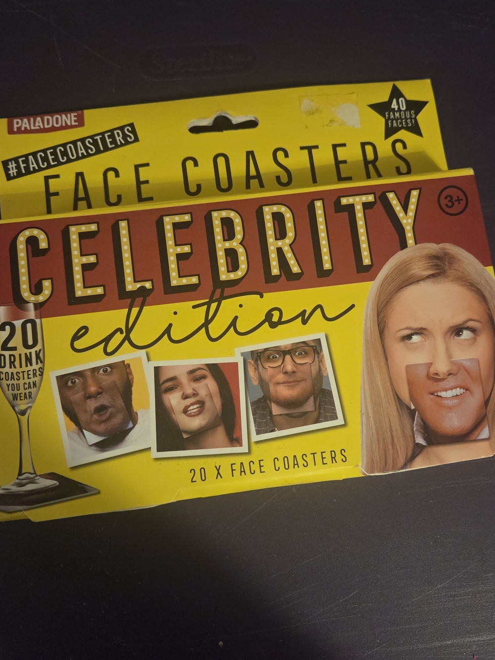 Paladone Celebrity Edition Face Coasters NWT
